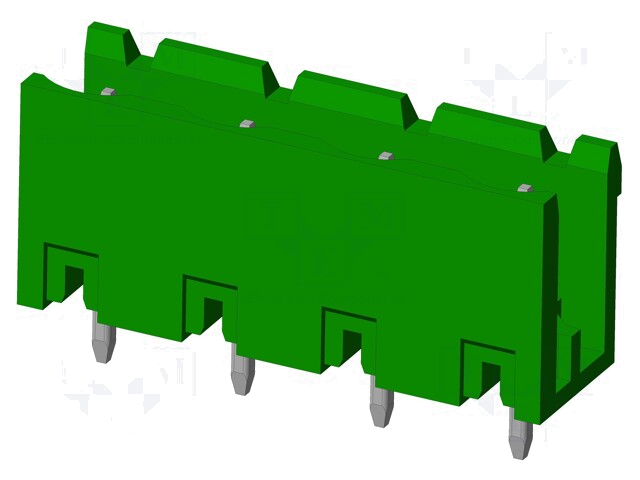 Connector: ontkoppelbare terminal strip; contact; mannelijk Connector: ontkoppelbare terminal strip; contact; mannelijk